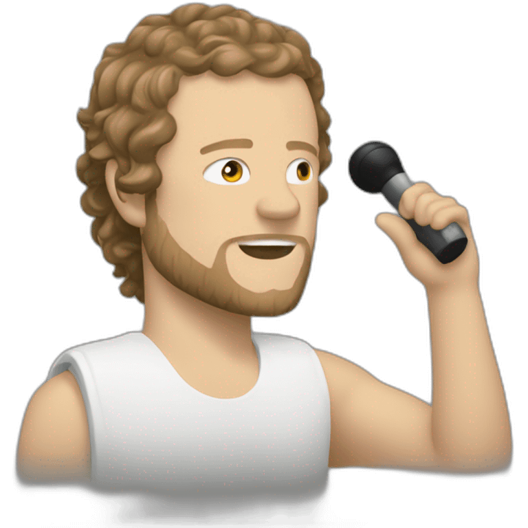 Dan reynolds qui joue de la batterie emoji