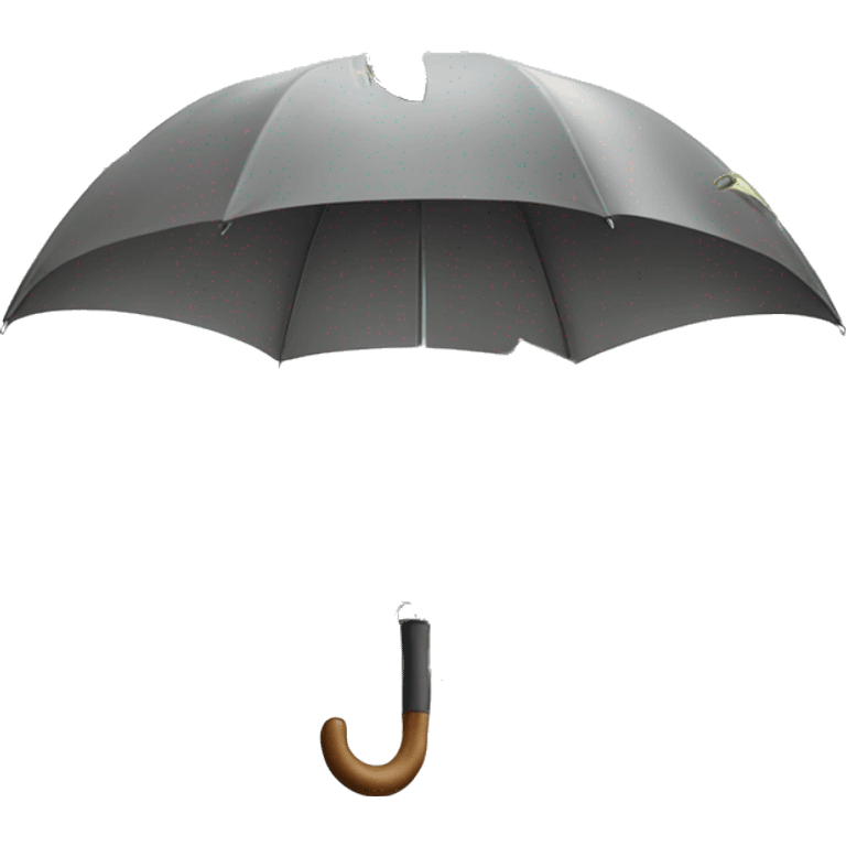 umbrella with money falling from the skies emoji