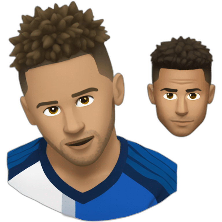 Neymar contre Ronaldo emoji