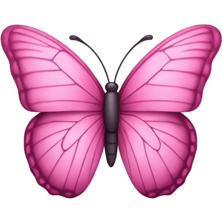 Pink butterfly  emoji