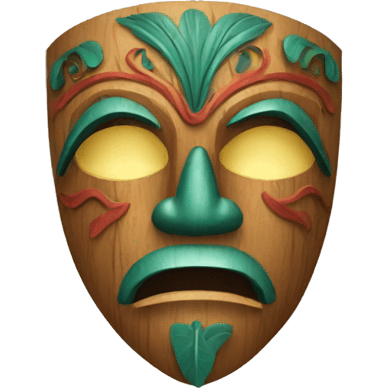 Nicaraguayan mask emoji