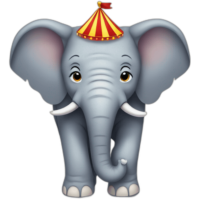 elephant in a circus emoji