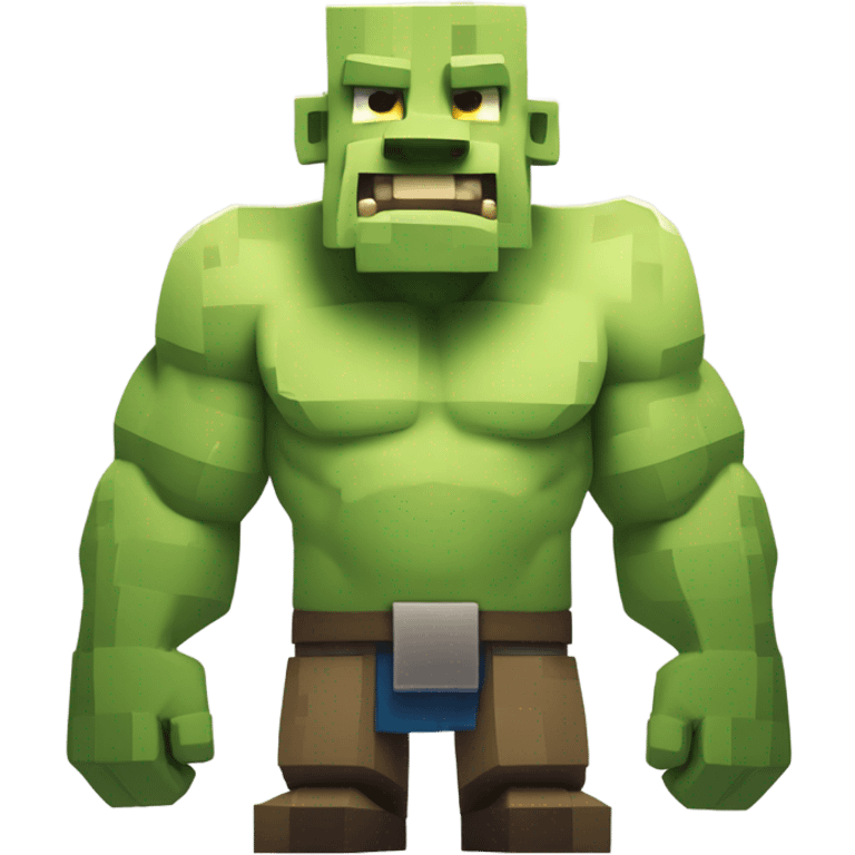 Minecraft Ogre emoji