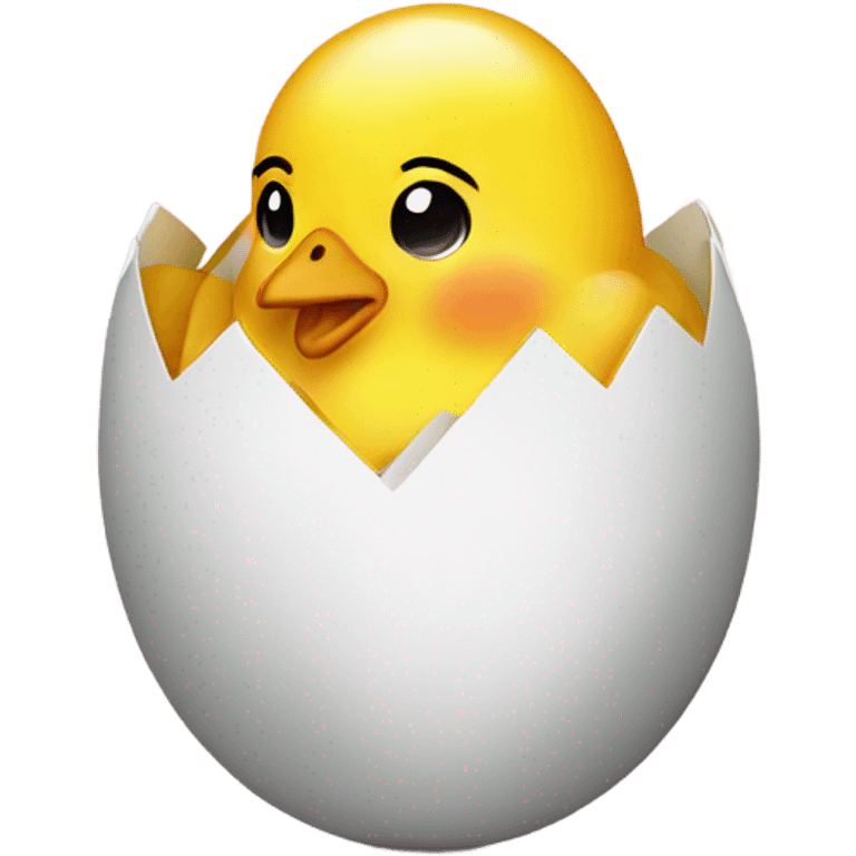 chick in easter egg emoji