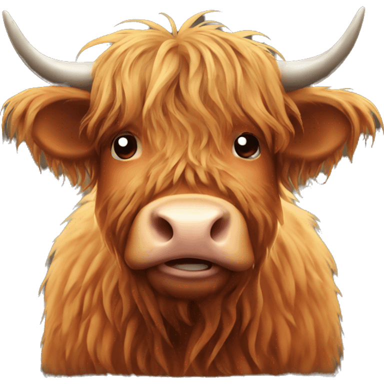 Highland cow emoji