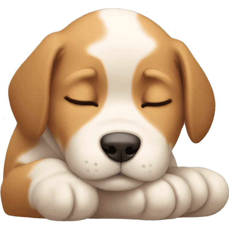 Sleepy puppy emoji