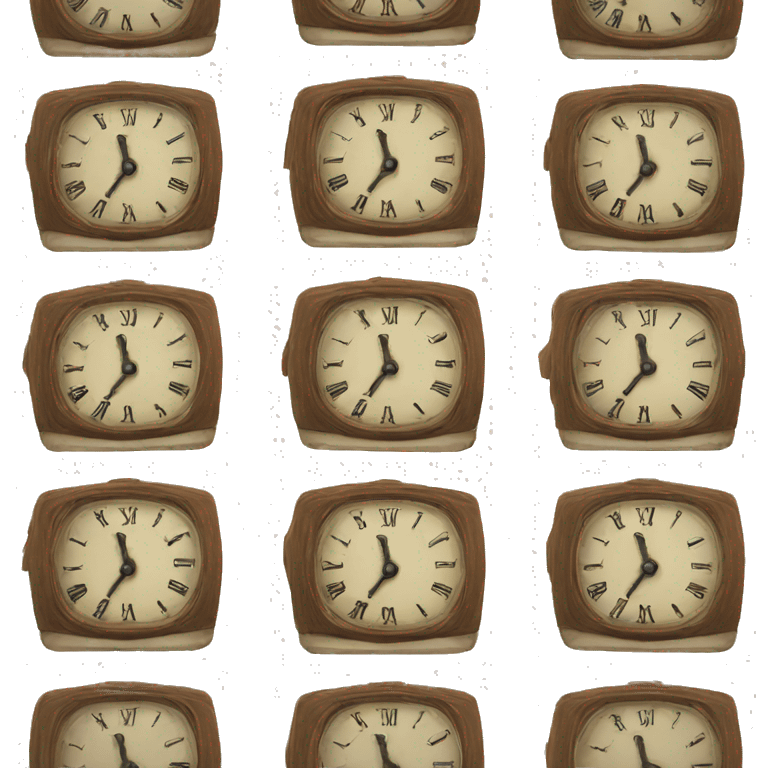 vintage clock emoji