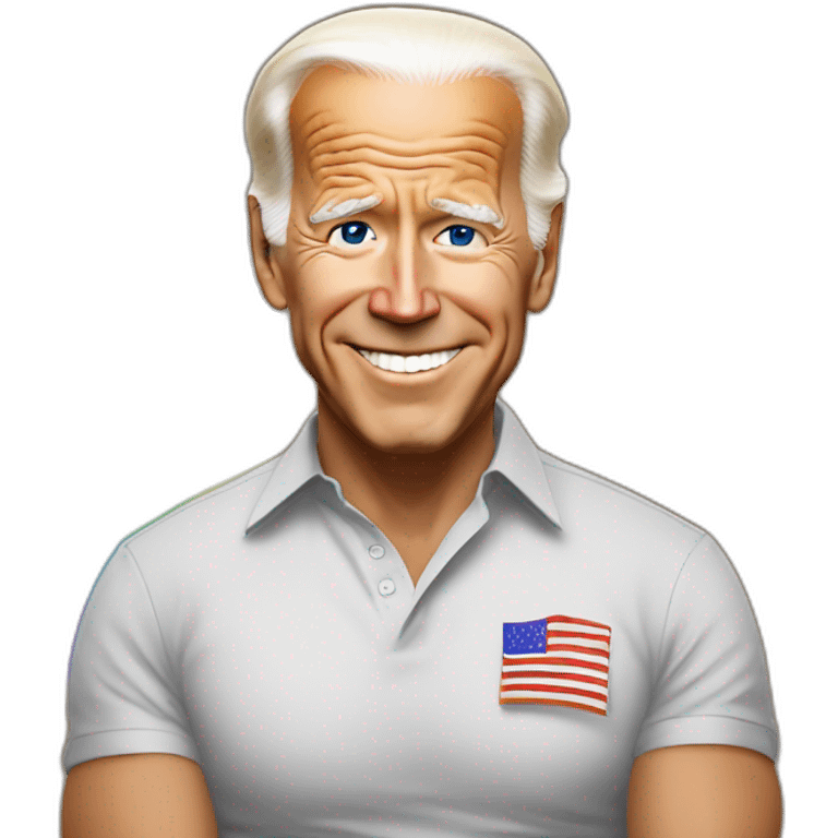 Joe Biden + iced coffee + gays emoji