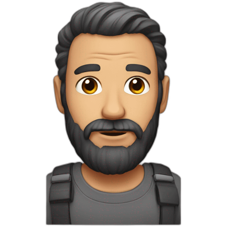 Barbu mal rad emoji