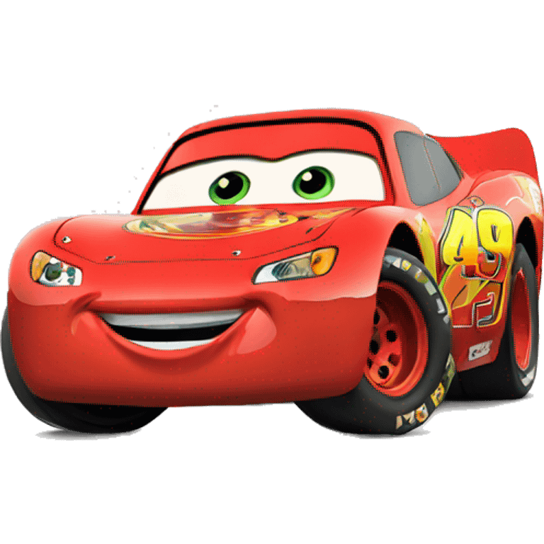 lightning mcqueen thumbing up emoji