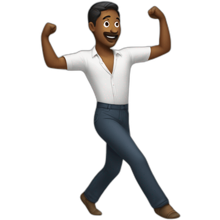 A men dancing  emoji