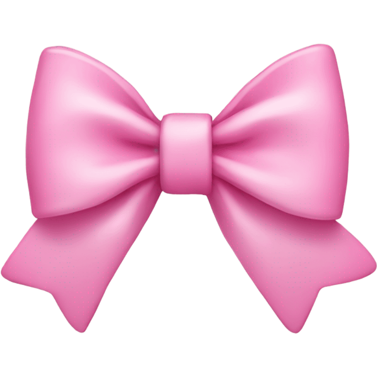 pink and white bow emoji