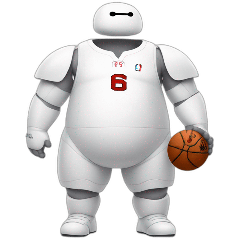 baymax as nba player emoji