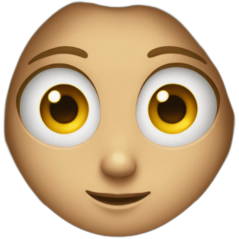 Un emoji qui pousse les yeux emoji