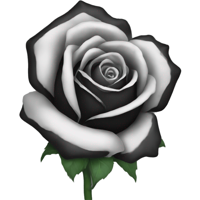 Black rose  emoji