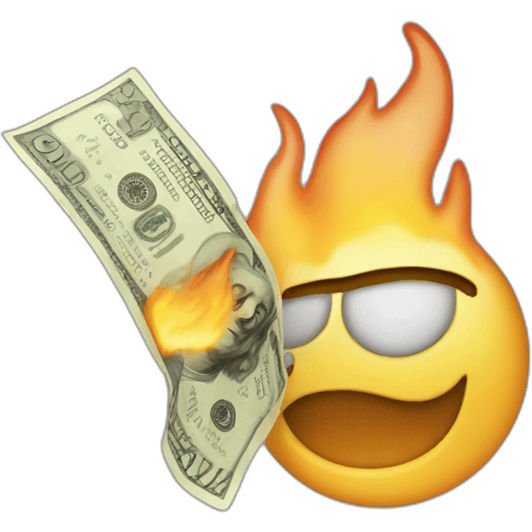 money burn emoji