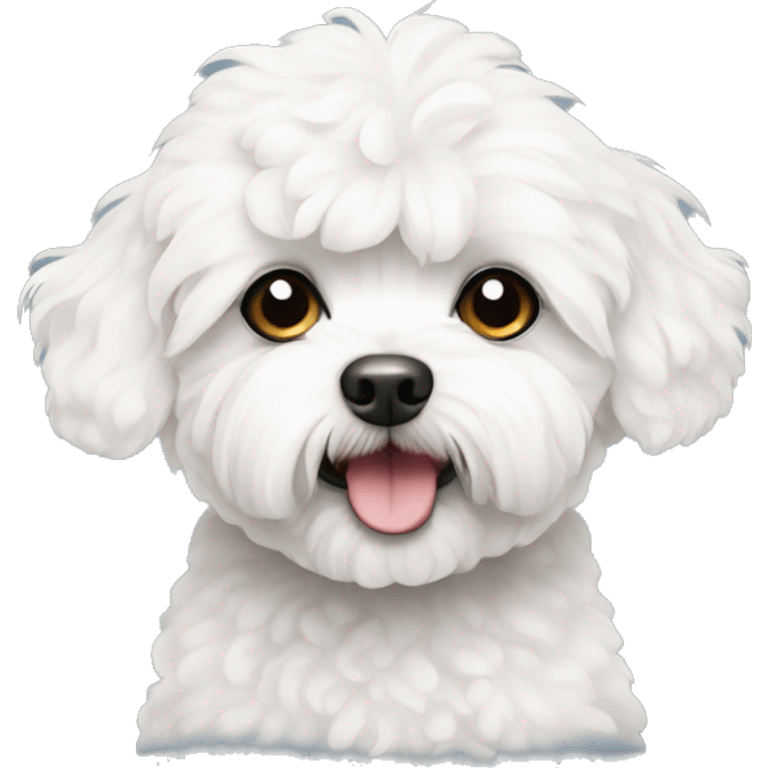 White maltipoo emoji