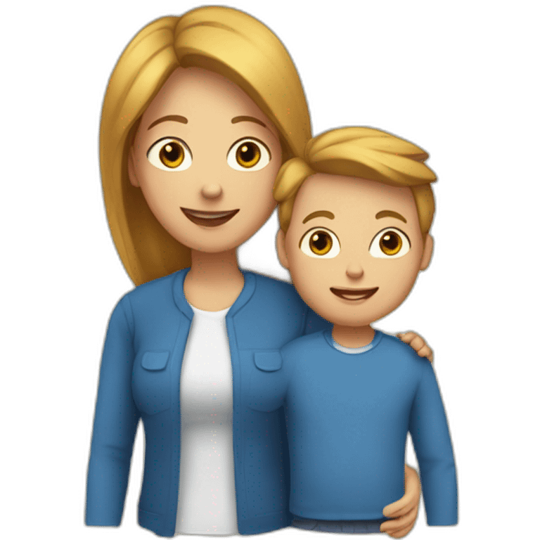 mum and son emoji