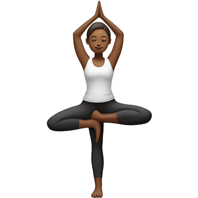 Yoga morning emoji