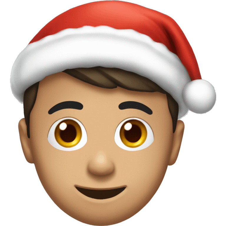 cristiano ronaldo with santa hat emoji