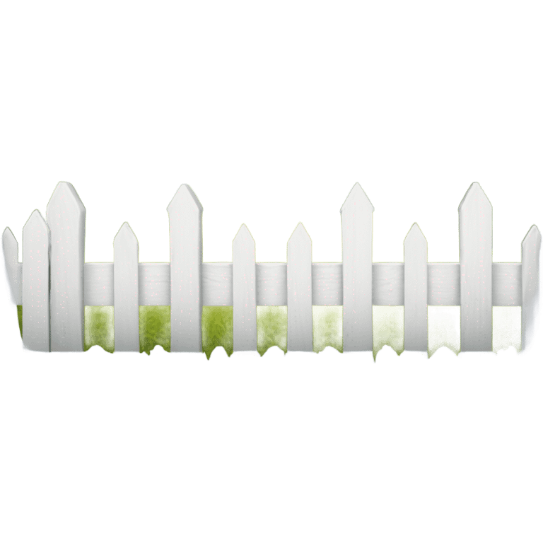 white picket fence emoji