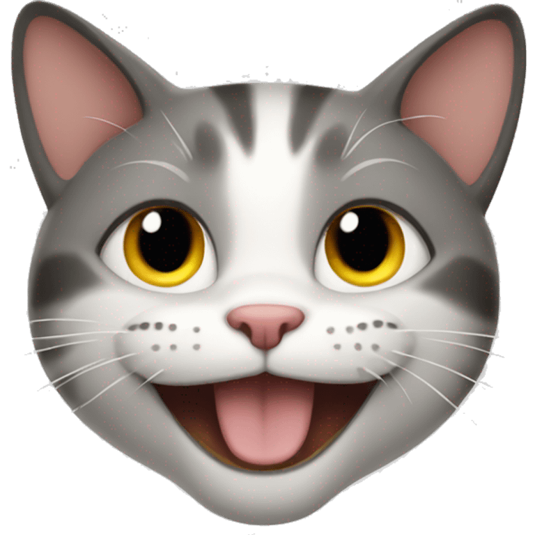 Happy cat emoji