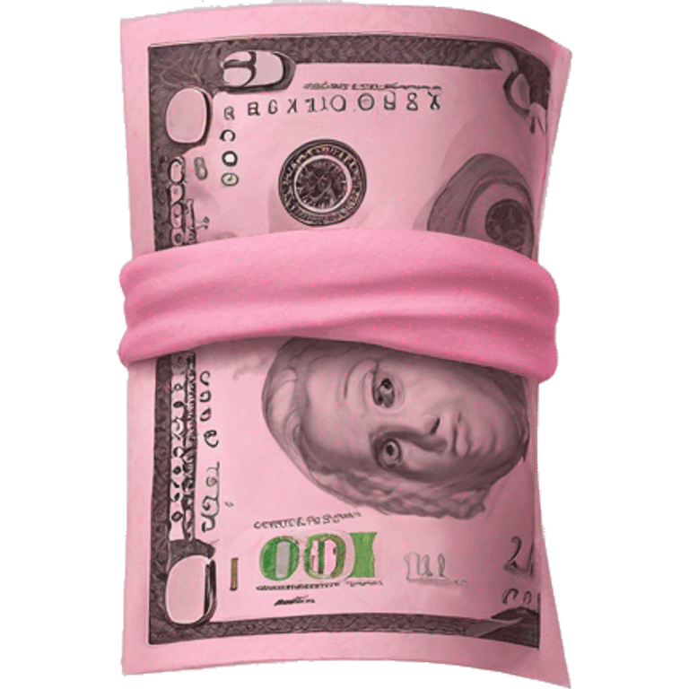 Pink money emoji