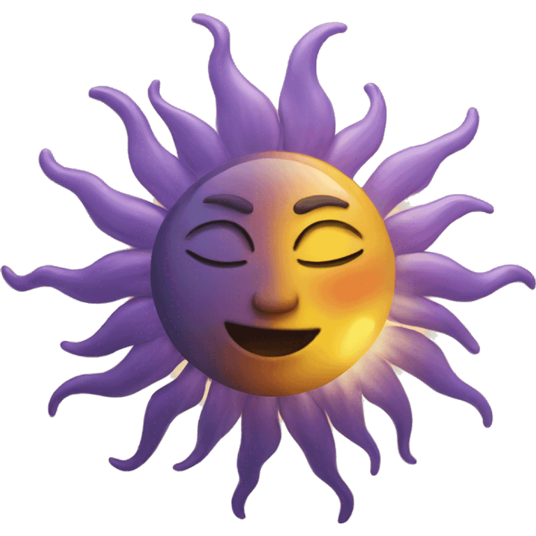 Sun kiss emoji