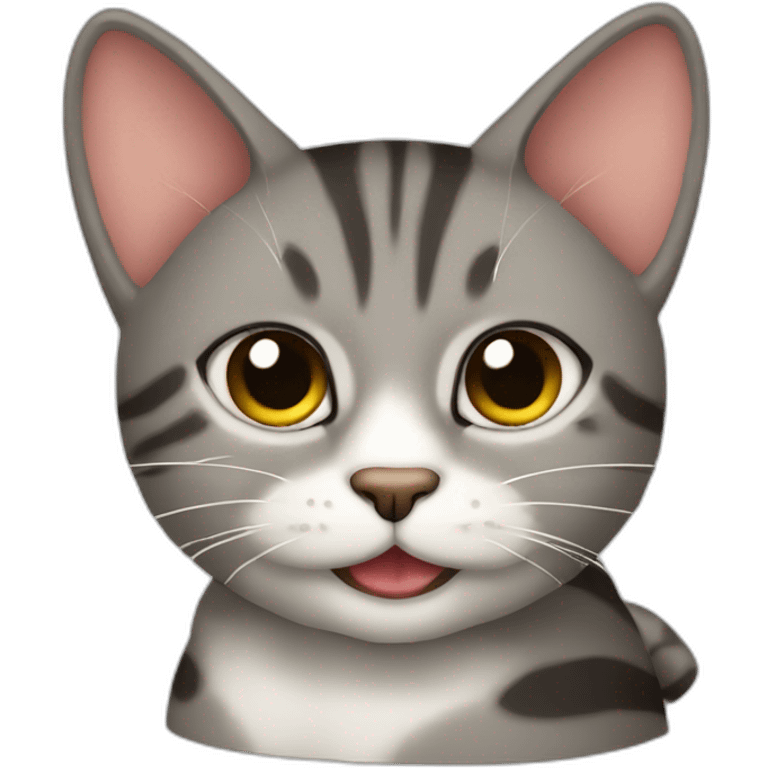 Gato tomando tetero emoji