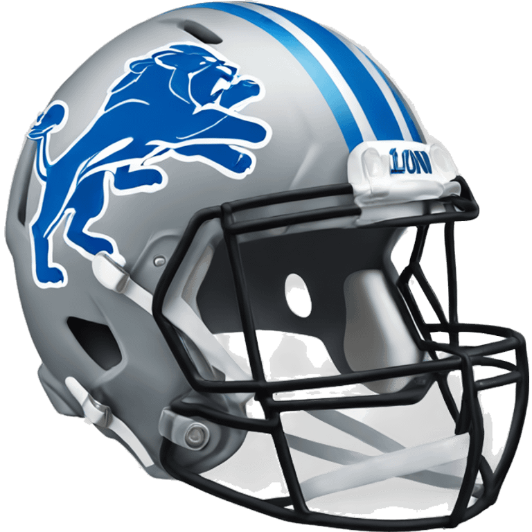 Detroit Lions helmet  emoji