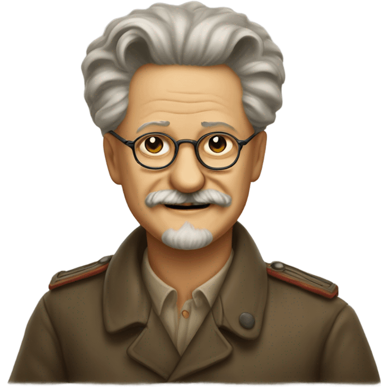 Leon Trotsky smiling emoji