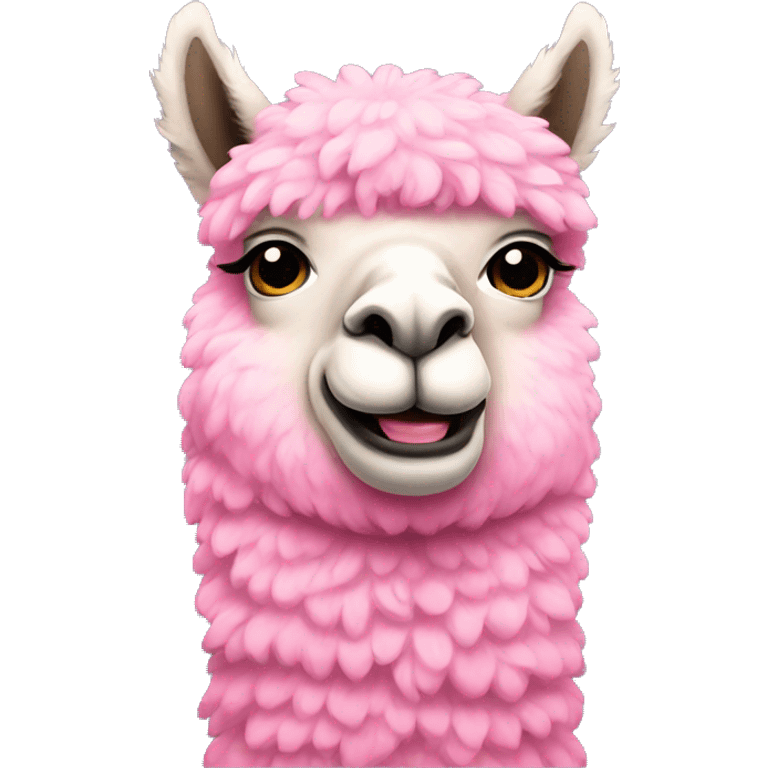 Pink Alpaca  emoji