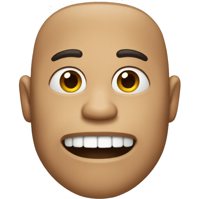 Man with extreme underbite emoji