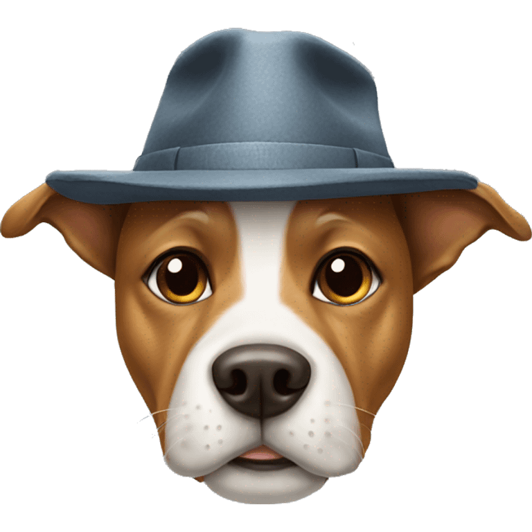 Dog with hat emoji