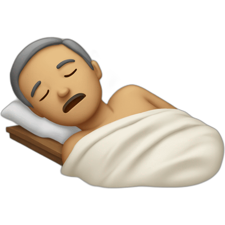 man sleaping emoji