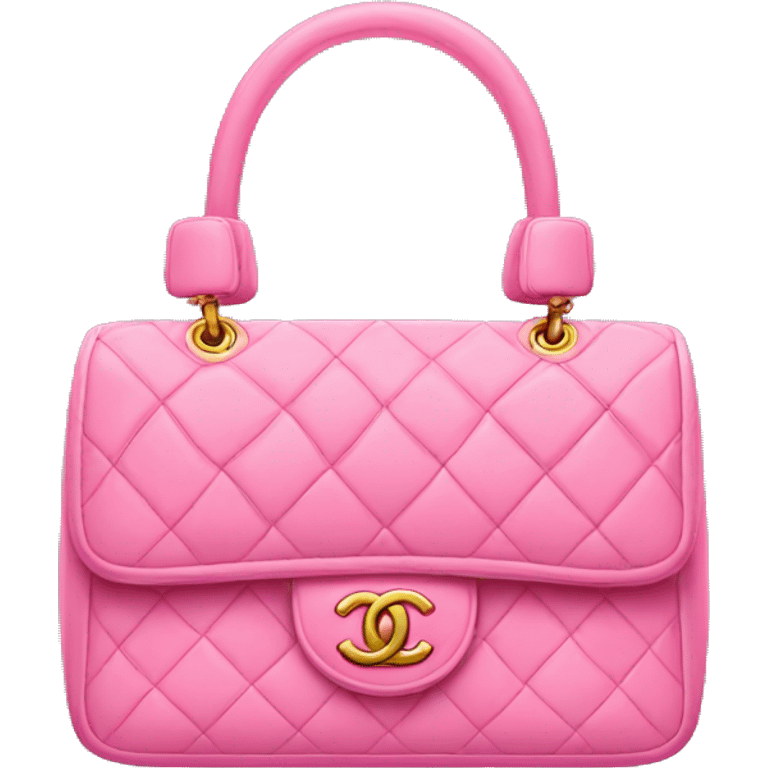 Pink Chanel bag emoji