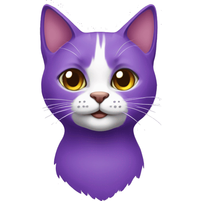 Gato roxo  emoji