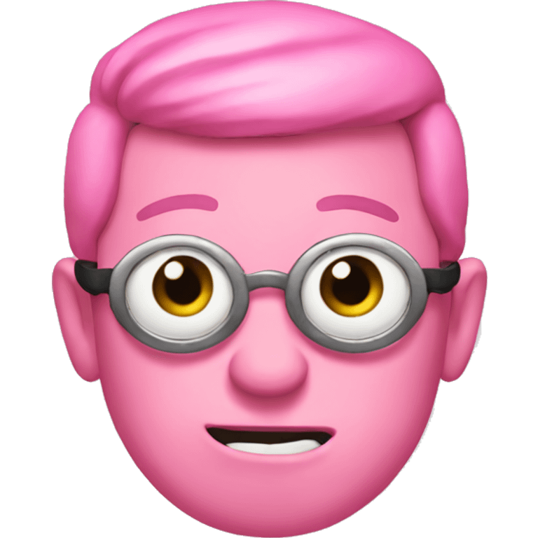 Pink minion emoji