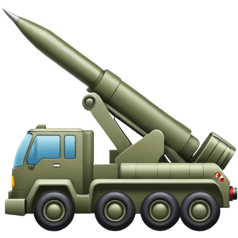 mobile missle launcher on wheels emoji