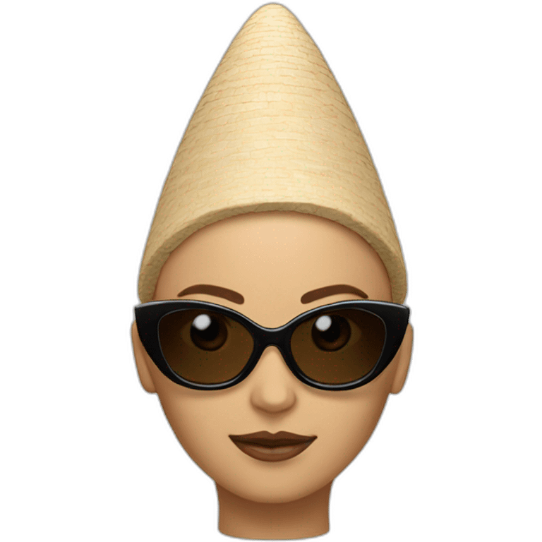 Conehead Edith sunglasses  emoji