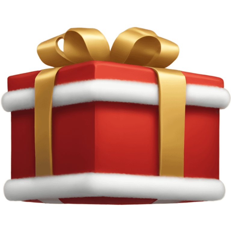 Red Christmas present emoji