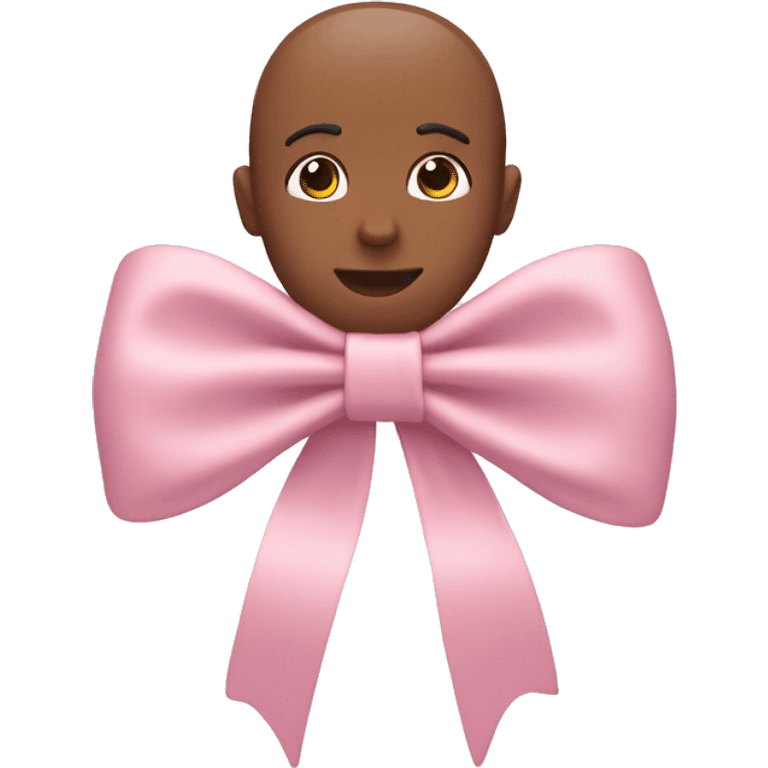 pastel pink bow emoji