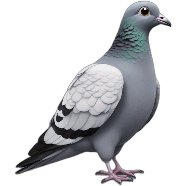 Fragile pigeon emoji