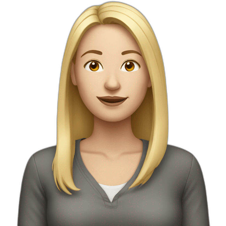 self introduction white woman emoji