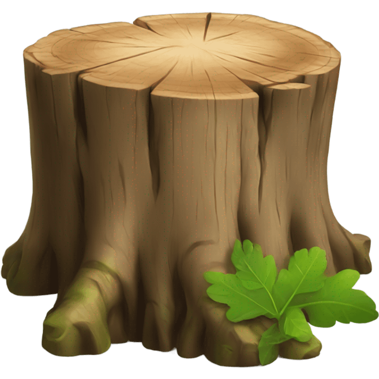 disabled tree stump emoji