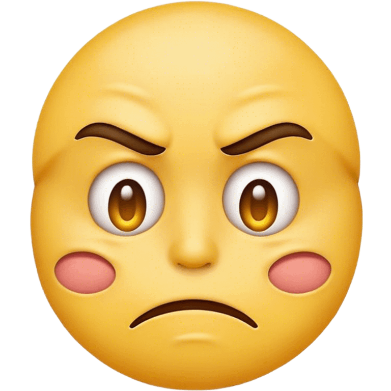 Emoji face that looks disgusted  emoji