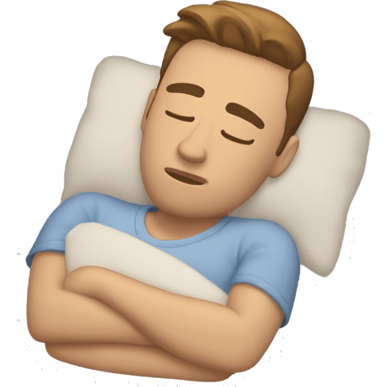 my boyfriend sleep emoji