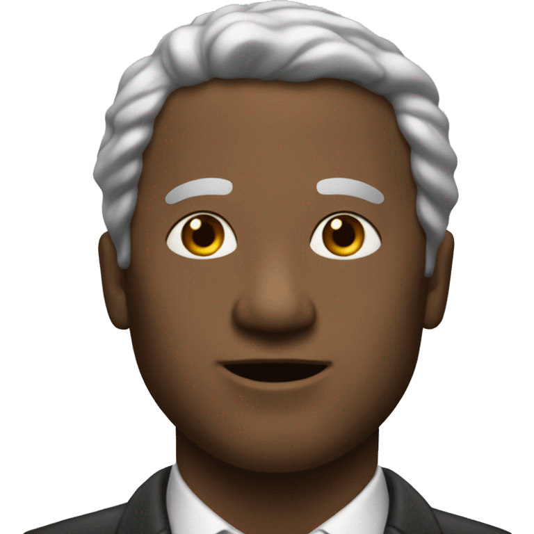 the man speaking at the trial emoji