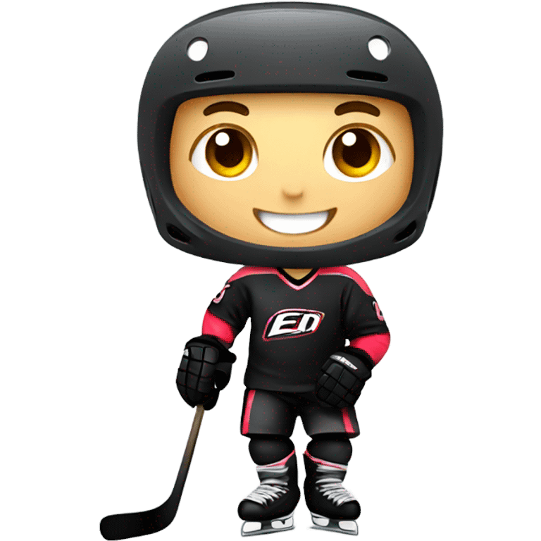 inline hockey player emoji