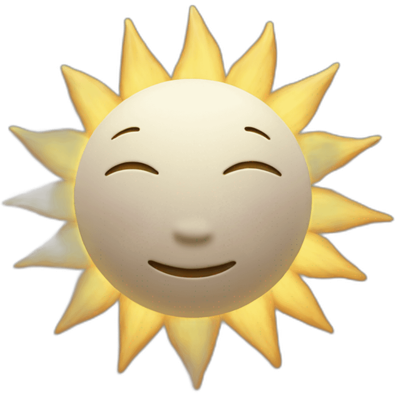 lune - étoile- soleil emoji